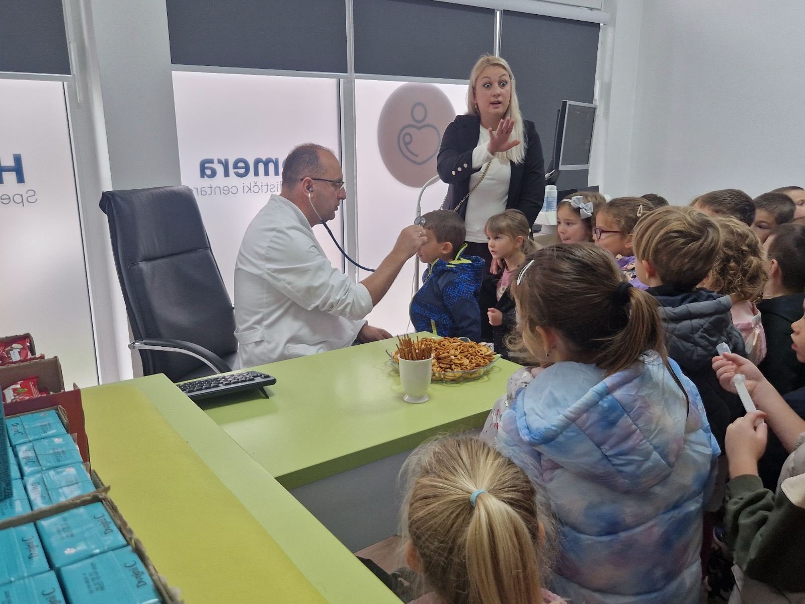 Mališani u posjeti ZU Hemera povodom Dječije nedjelje